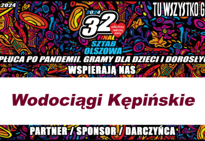 Wodociągi Kępińskie aktywnie wspierają 32. Finał Wielkiej Orkiestry Świątecznej Pomocy