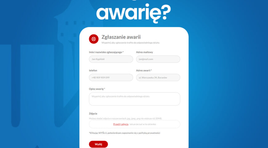 Jak zgłosić awarię? Przypominamy!